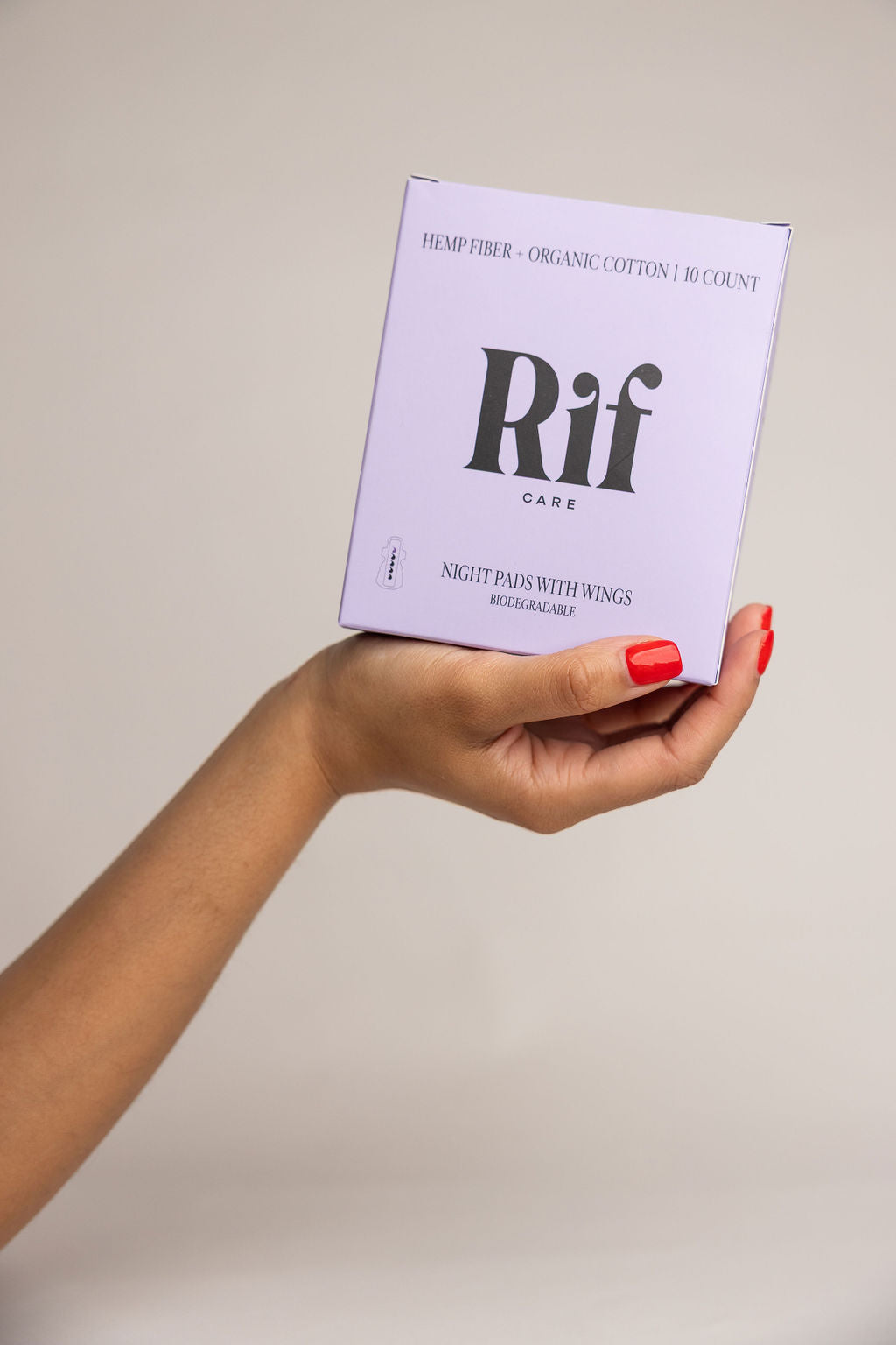 Organic Night Pads with Wings (Long)