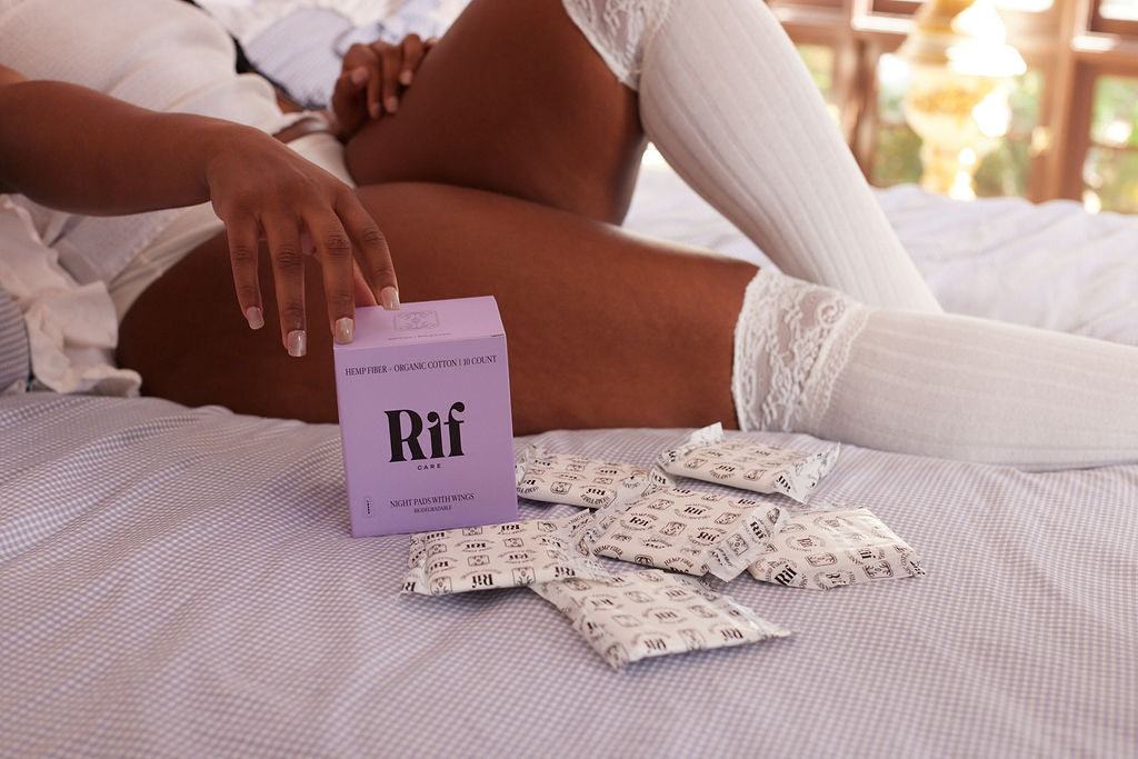 Organic Night Pads with Wings (Long)