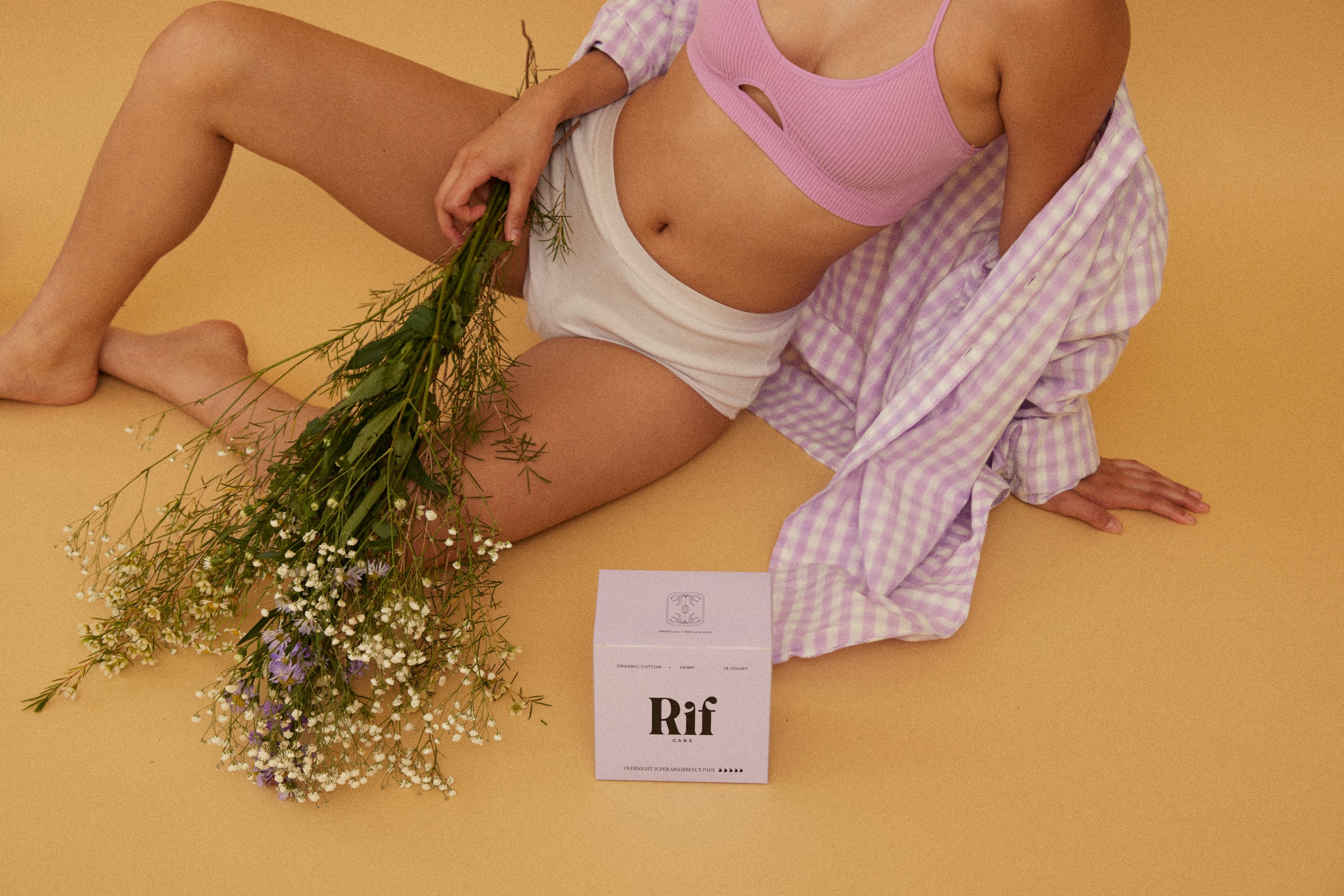 Organic Night Pads with Wings (Long)